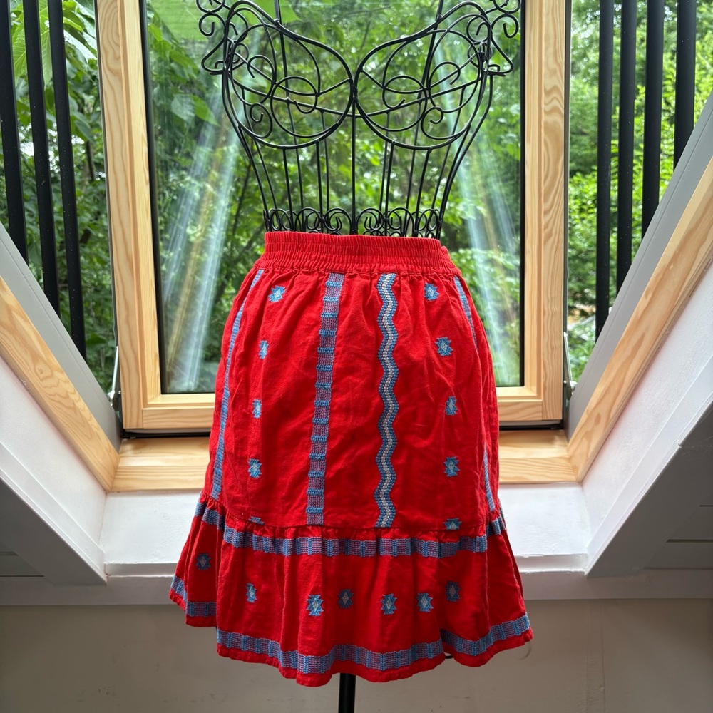 LOFT linen blend skirt size Petite Large